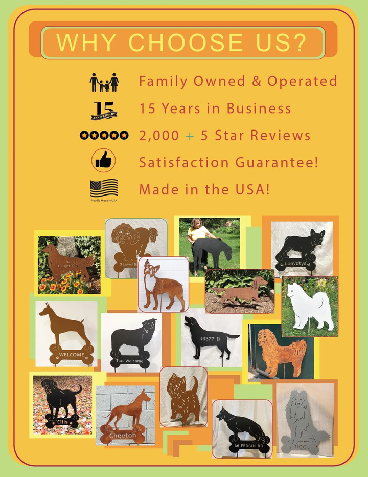 Dachshund Garden Stake or Dog Wall Art