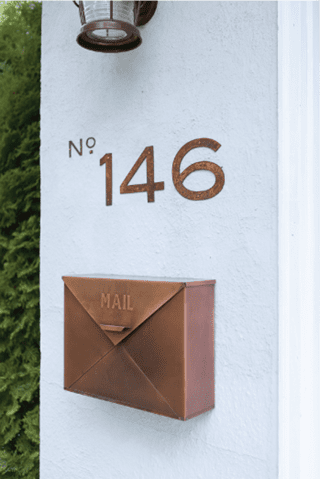 Metal House Numbers or Letters - 2 to 8 Inches (Set of 4) Blair