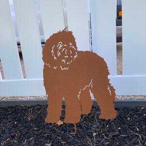 Labradoodle Garden Stake or Wall Hanging (Style 1)