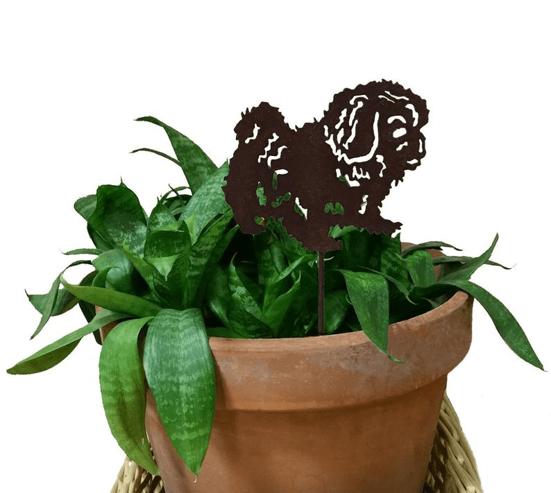 Pekingese Dog Plant Stake