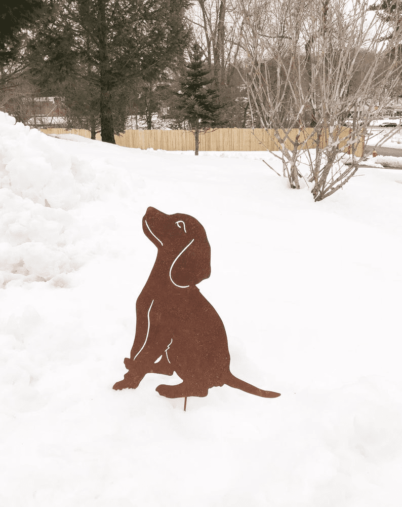 Beagle Garden Stake or Wall Hanging (Sit)