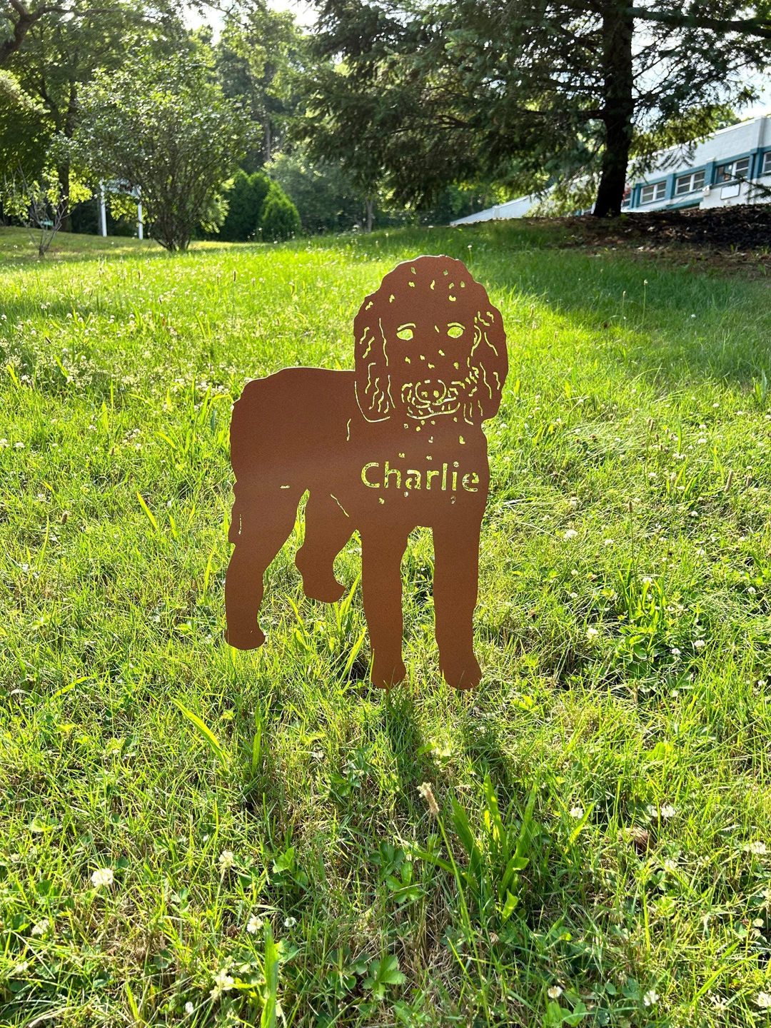 Goldendoodle Garden Stake or Dog Wall Art