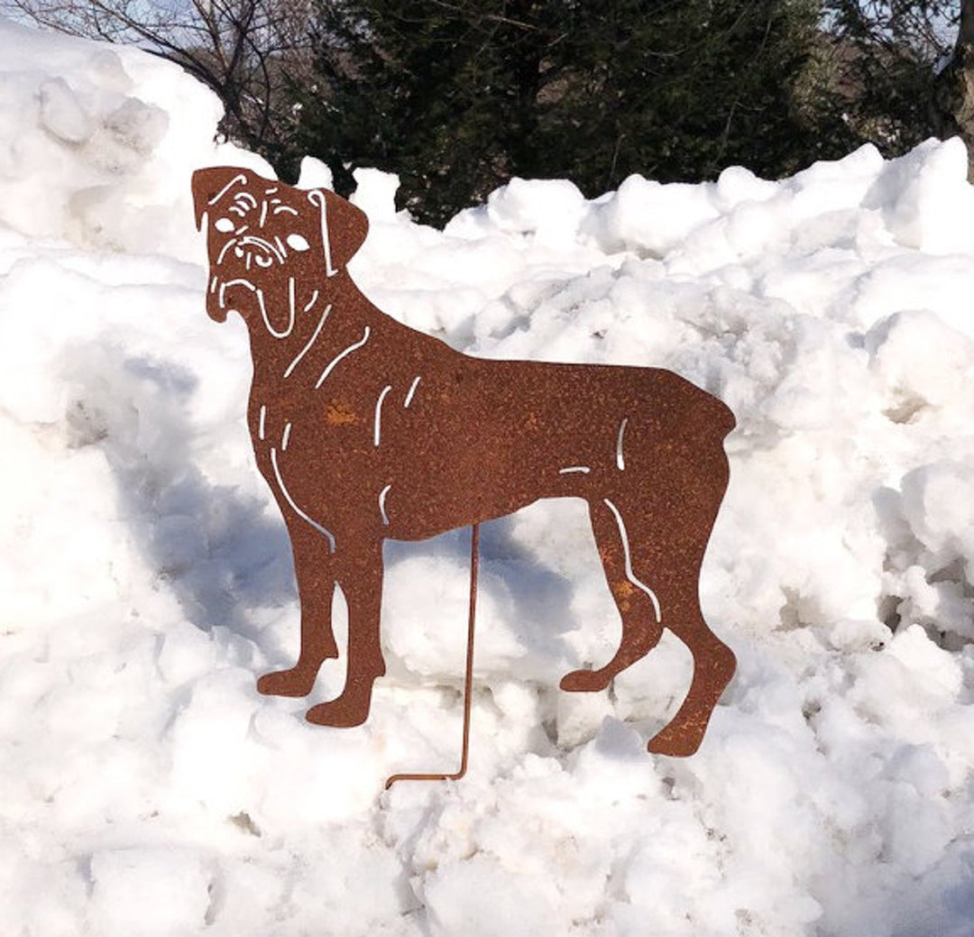 Boxer Statue or Dog Wall Art