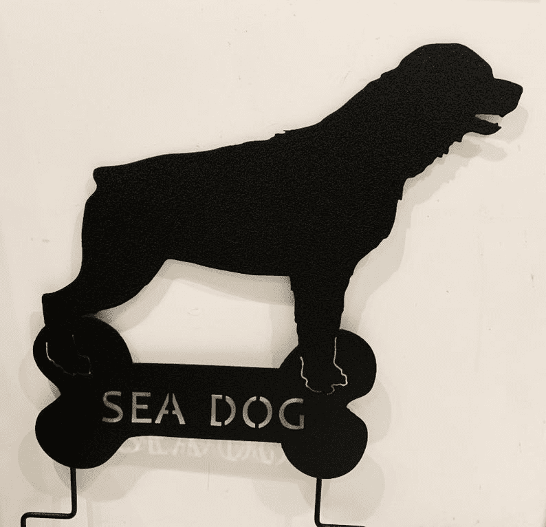 Rottweiler Garden Stake or Wall Hanging