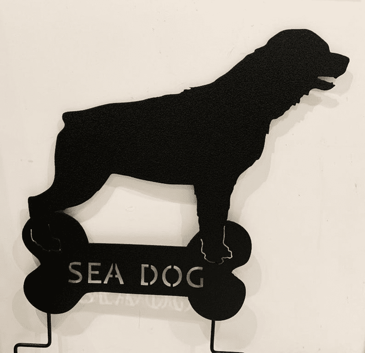 Rottweiler Garden Stake or Wall Hanging