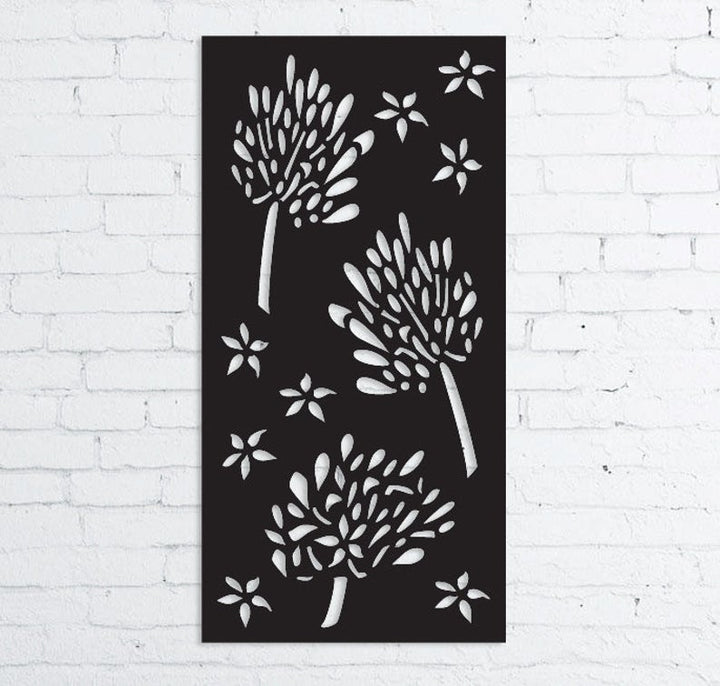 Privacy Screens Outdoor or Large Metal Wall Art (46" Inch)