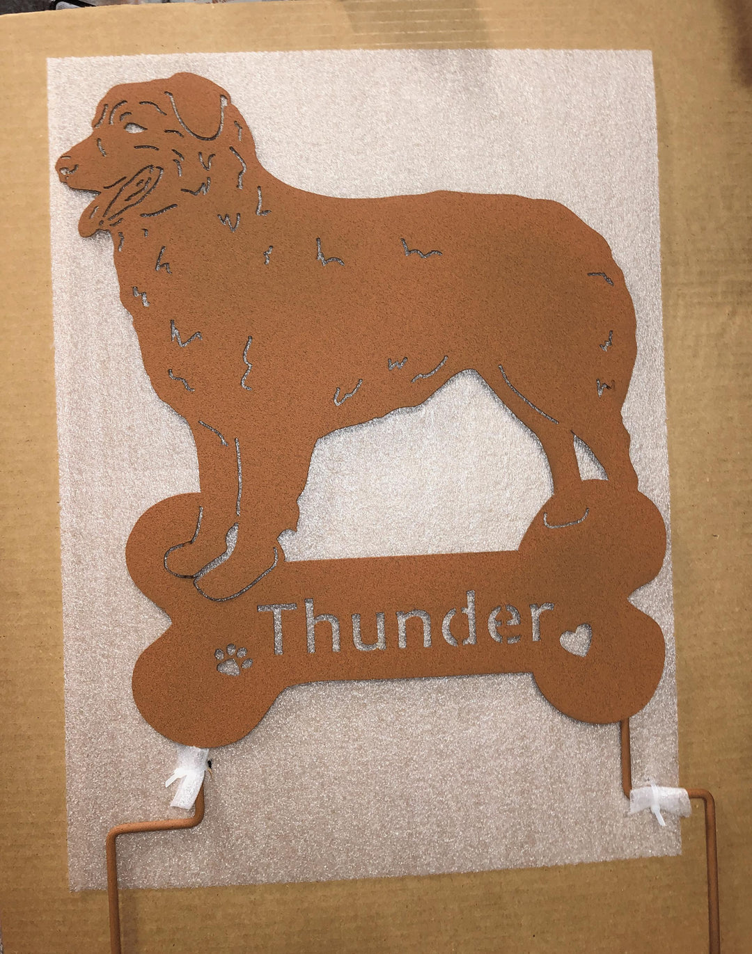 Australian Shepherd Statue or Dog Wall Art