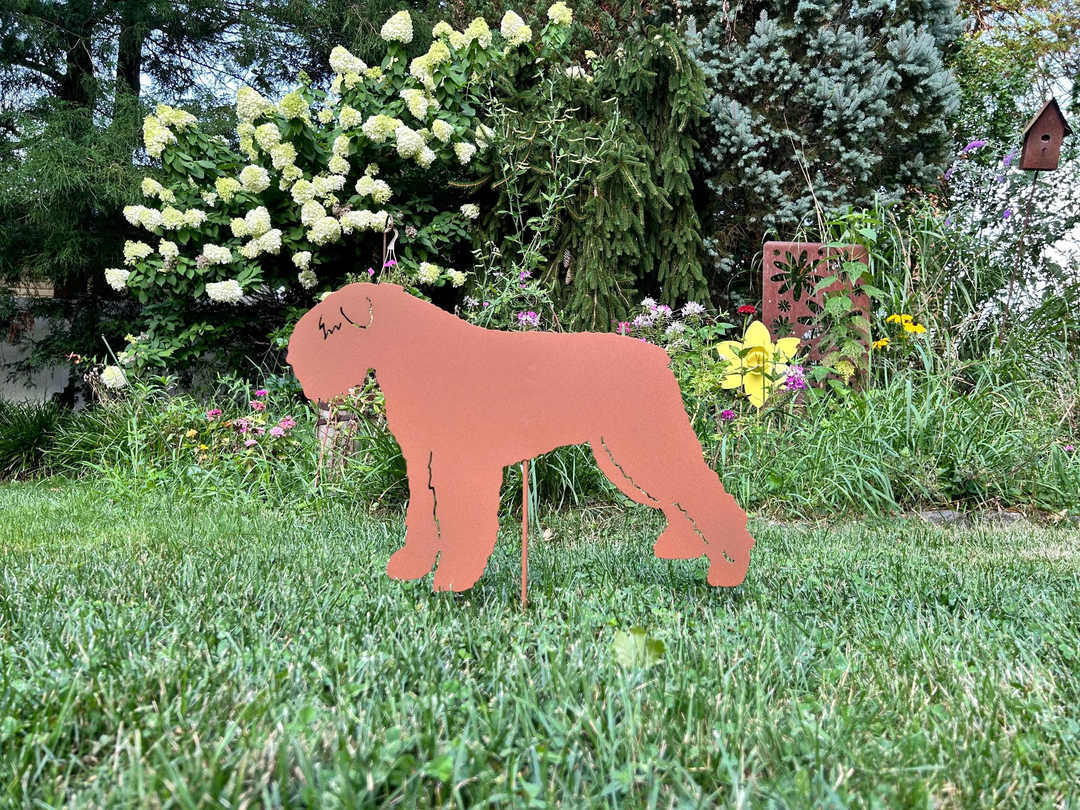 Bouvier des Flandres Garden Stake or Dog Wall Art