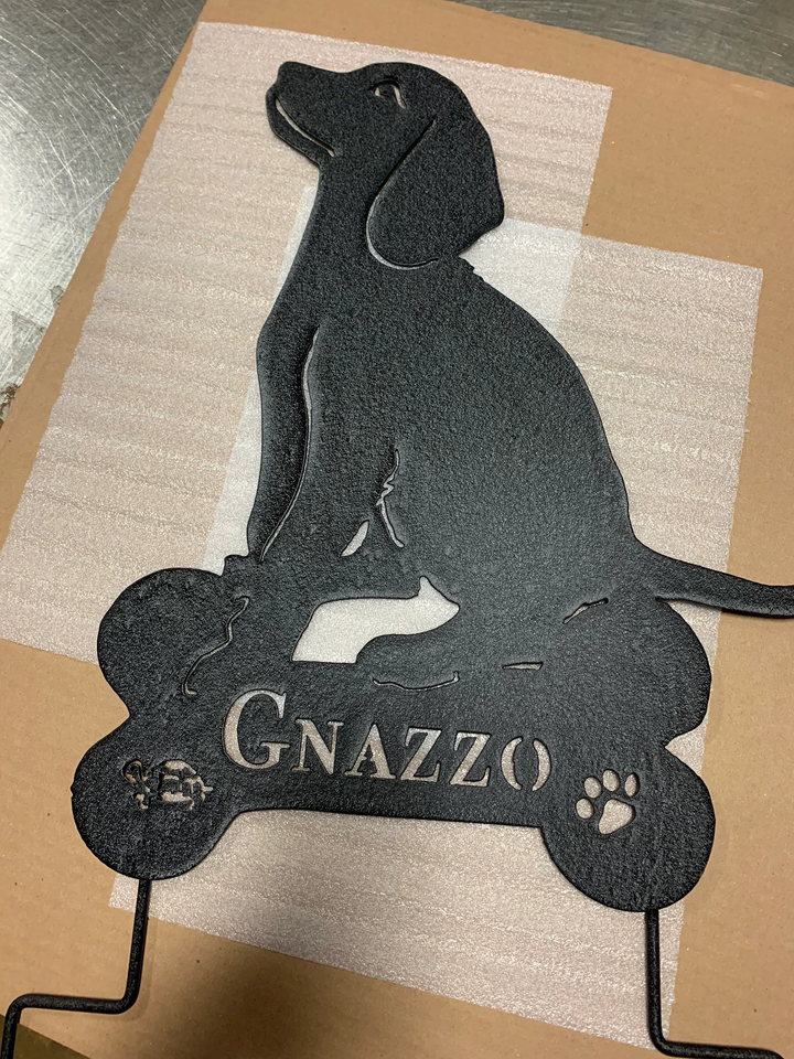 Beagle Garden Stake or Wall Hanging (Sit)