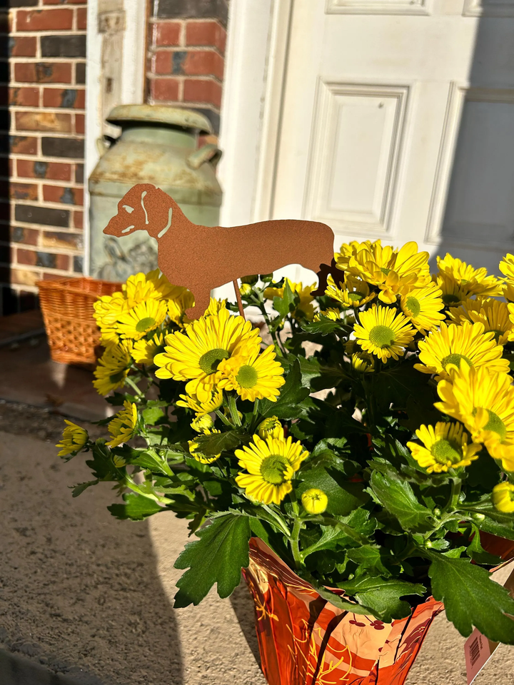 Dachshund Memorial / Plant Stake