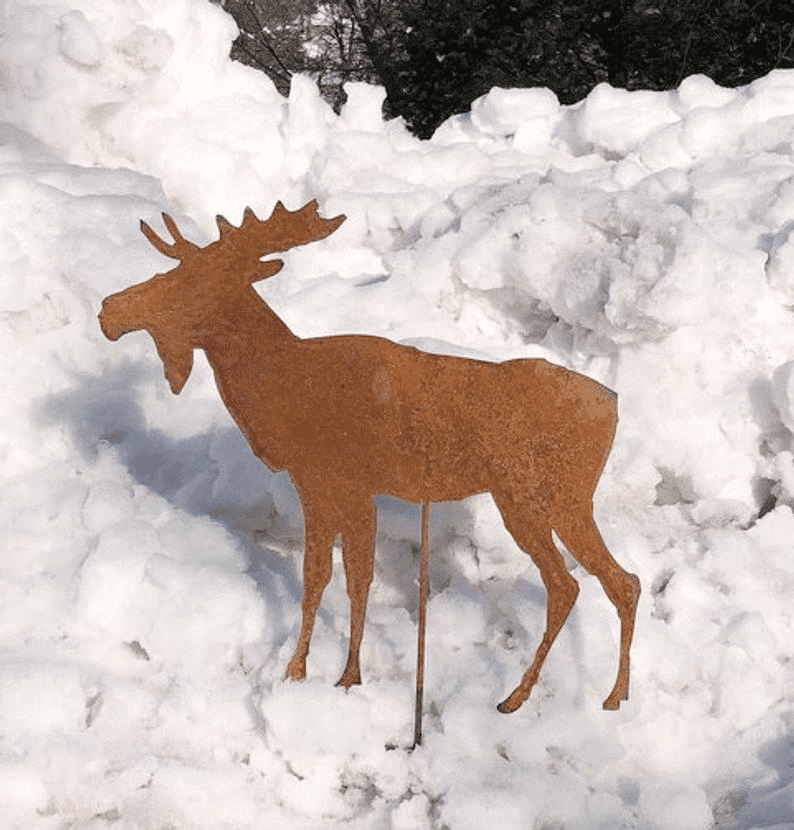 Metal Moose or Moose Wall Art