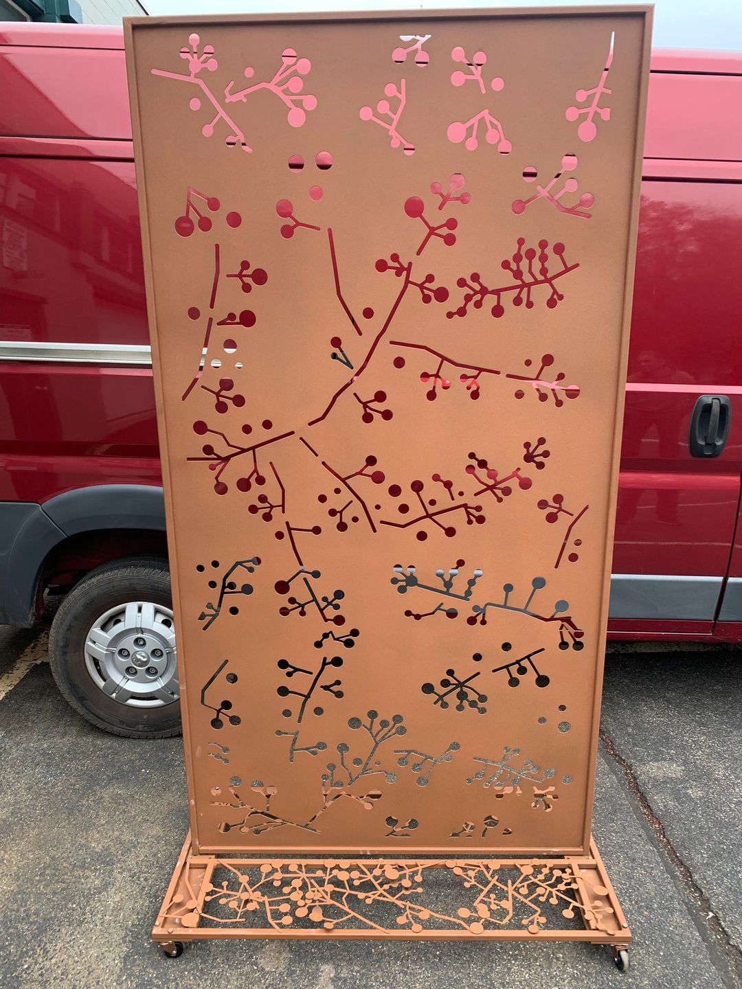 utdoor Metal Privacy Screen Panel (Wattle Twig) – Heavy-Duty Steel for Patio &amp; Fence (60” &amp; 72”)
