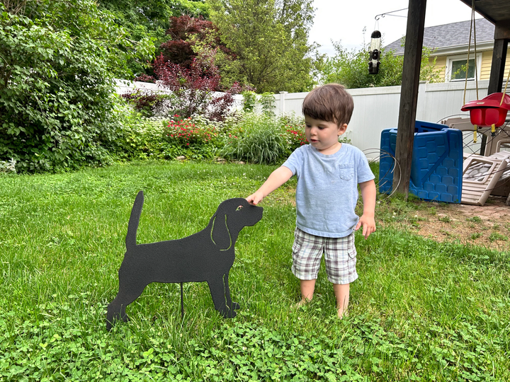 Beagle Garden Stake or Wall Hanging (Standing)