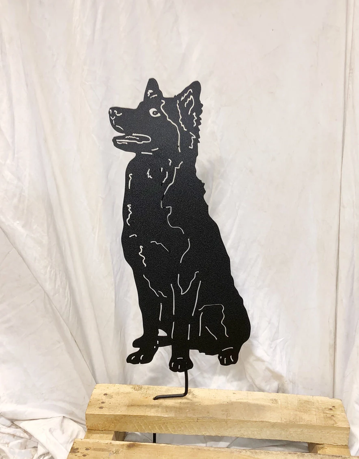 Husky Garden Stake or Wall Hanging
