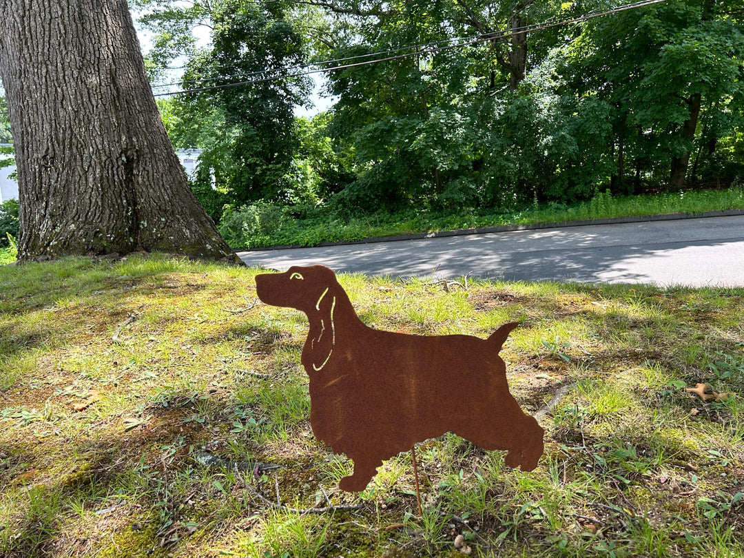 English Cocker Spaniel Garden Stake or Wall Hanging (Style 1)