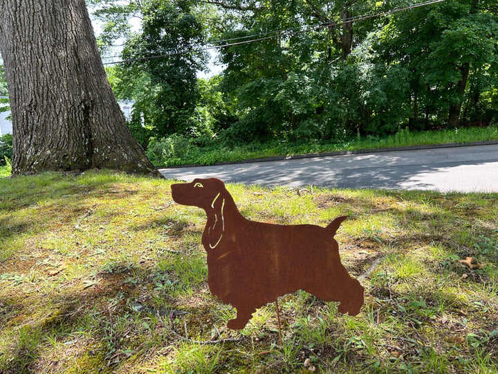 English Cocker Spaniel Garden Stake or Wall Hanging (Style 1)