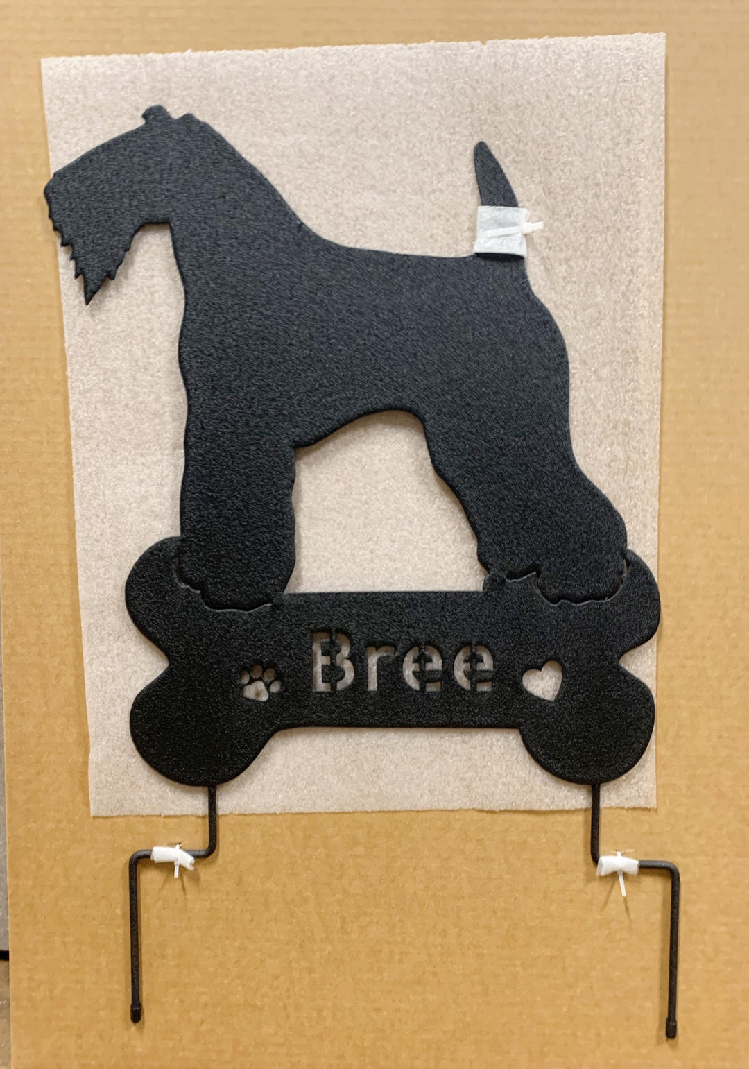 Kerry Blue Terrier Memorial or Dog Wall Art