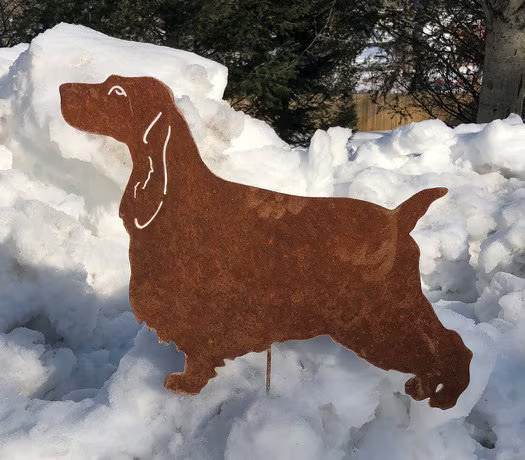 English Cocker Spaniel Garden Stake or Wall Hanging (Style 1)