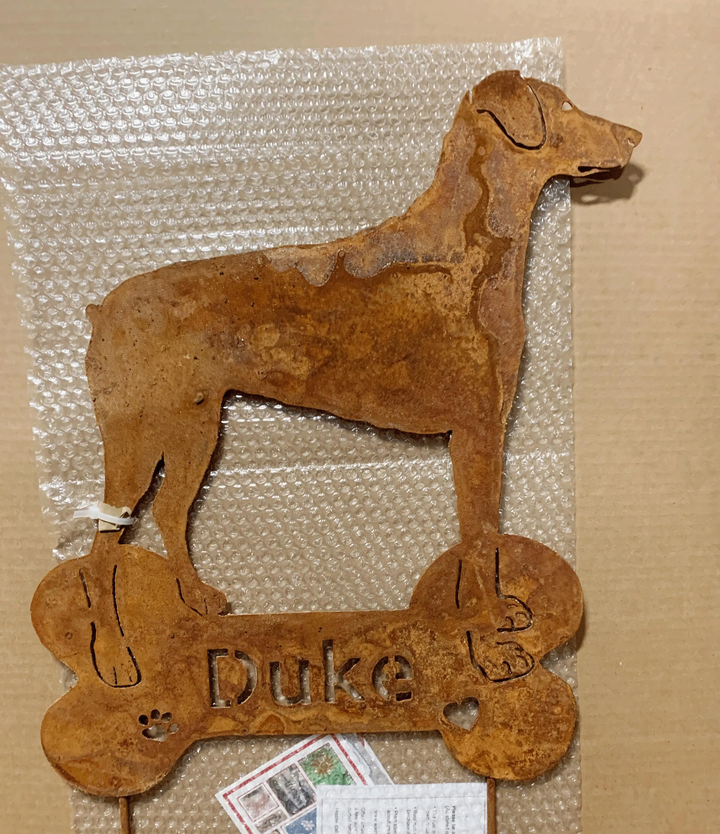 Doberman Pinscher Garden Stake or Wall Hanging (Style 2)