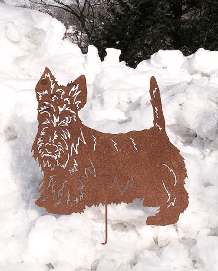 Scottish Terrier Garden Stake or Wall Hanging
