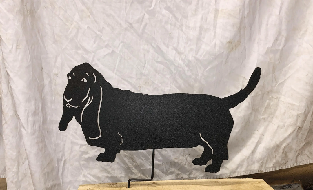 Basset Hound Statue or Dog Wall Art