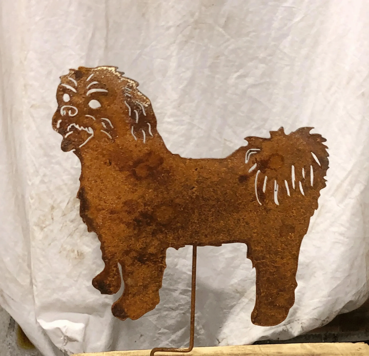Shih Tzu Garden Stake or Wall Hanging (Style 1)