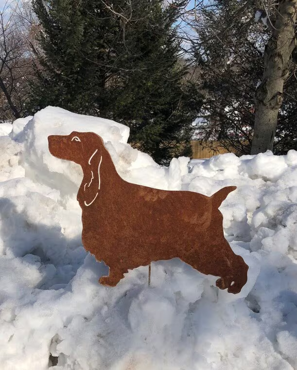 English Cocker Spaniel Garden Stake or Wall Hanging (Style 1)