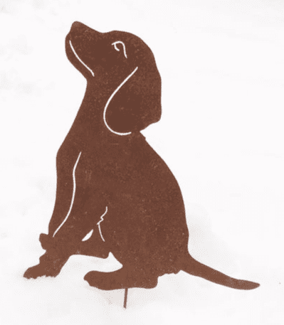 Beagle Garden Stake or Wall Hanging (Sit)