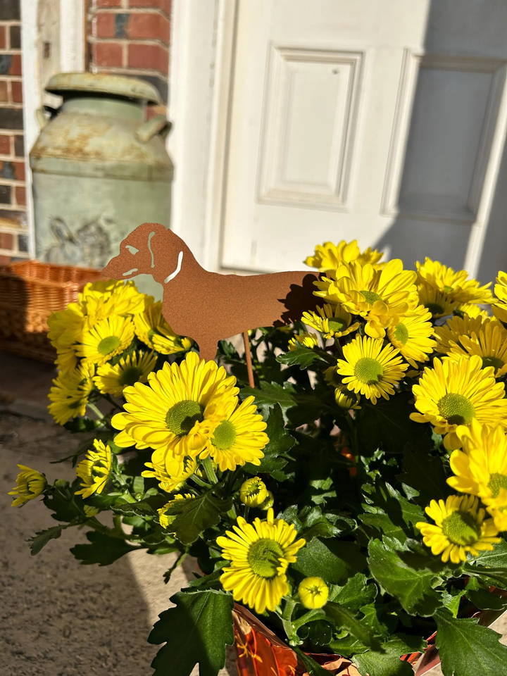 Dachshund Memorial / Plant Stake