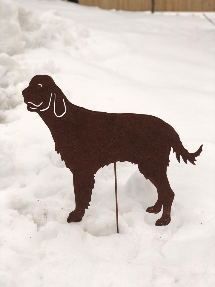 English Setter Garden Stake or Wall Hanging