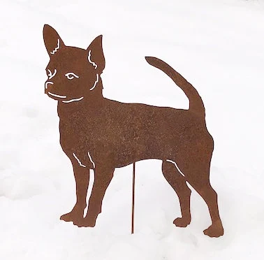 Chihuahua Ornament or Plant Stake (Style 1)