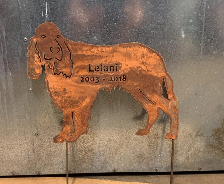 English Springer Spaniel Garden Stake or Wall Hanging