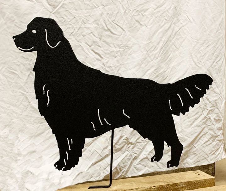 Golden Retriever Statue or Dog Wall Art