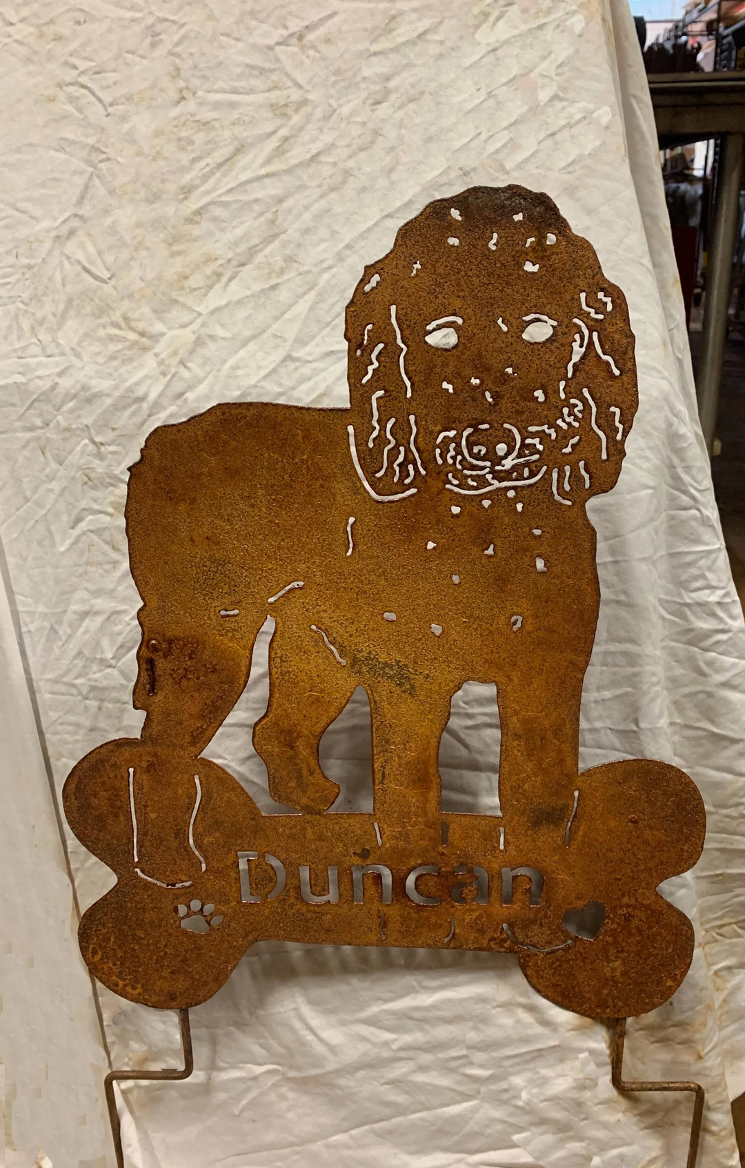 Goldendoodle Garden Stake or Dog Wall Art