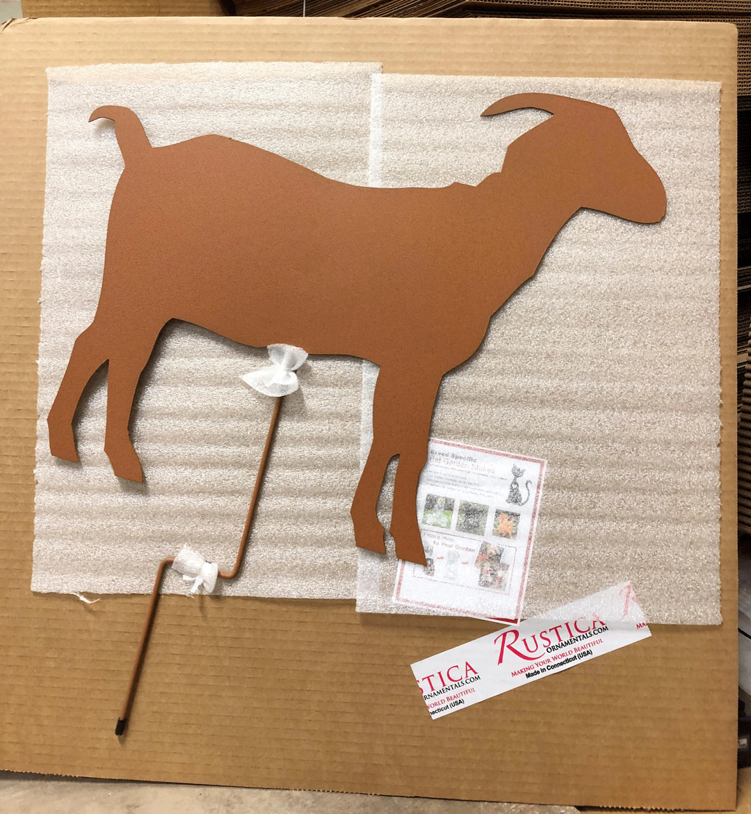 Metal Goat Yard Art or Wall Art