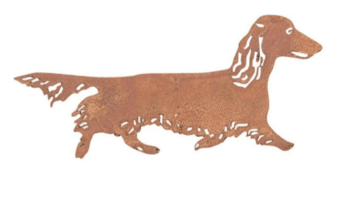Long Haired Dachshund (Style 1) Plant Spike