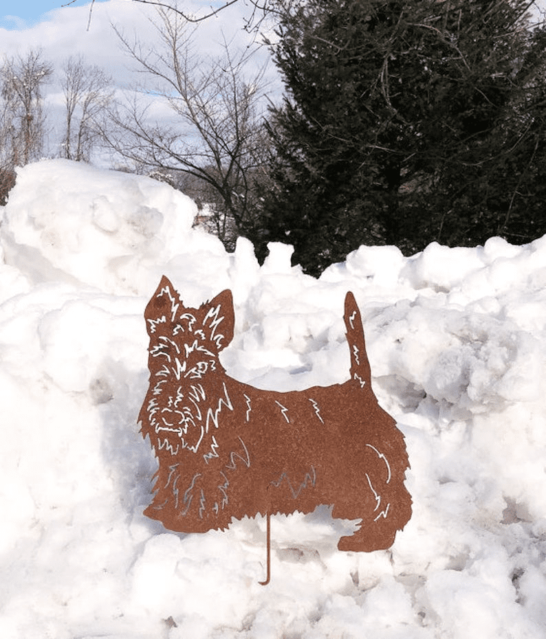 Scottish Terrier Garden Stake or Wall Hanging