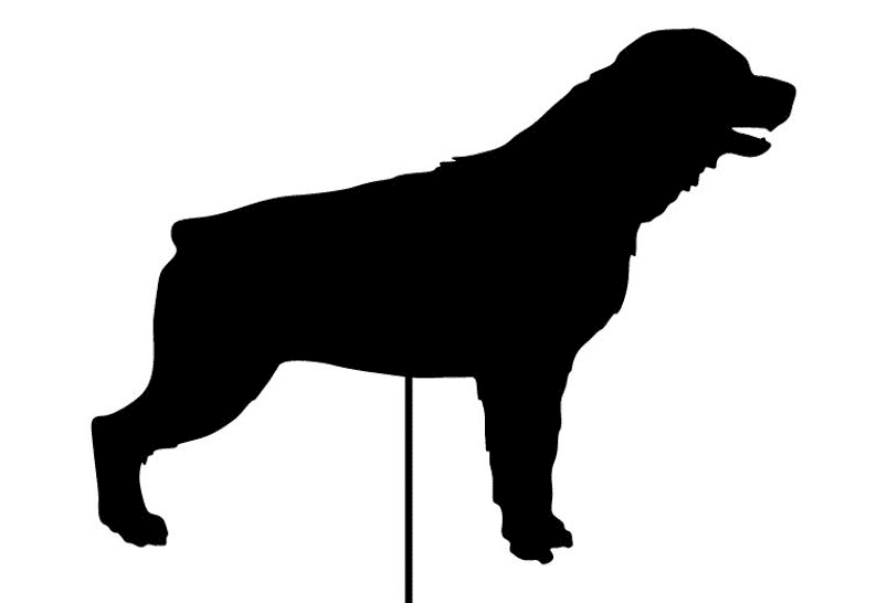 Rottweiler Garden Stake or Wall Hanging