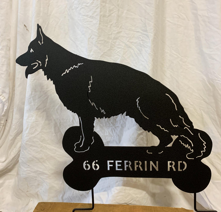 German Shepherd Statue or Dog Wall Art