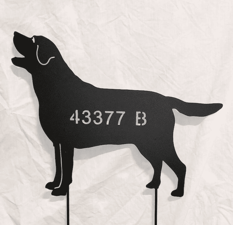 Labrador Retriever Memorial or Dog Wall Art (Style 2)