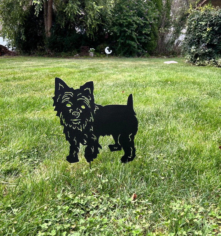 Yorkie Statue or Dog Wall Art