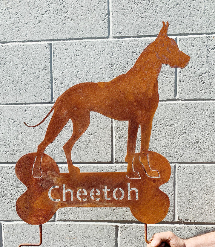 Great Dane Garden Stake or Wall Hanging (style 1)