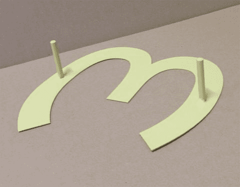 Metal House Numbers - 2 to 8 Inches (Set of 3) Blair
