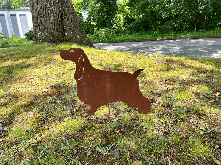 English Cocker Spaniel Garden Stake or Wall Hanging (Style 1)