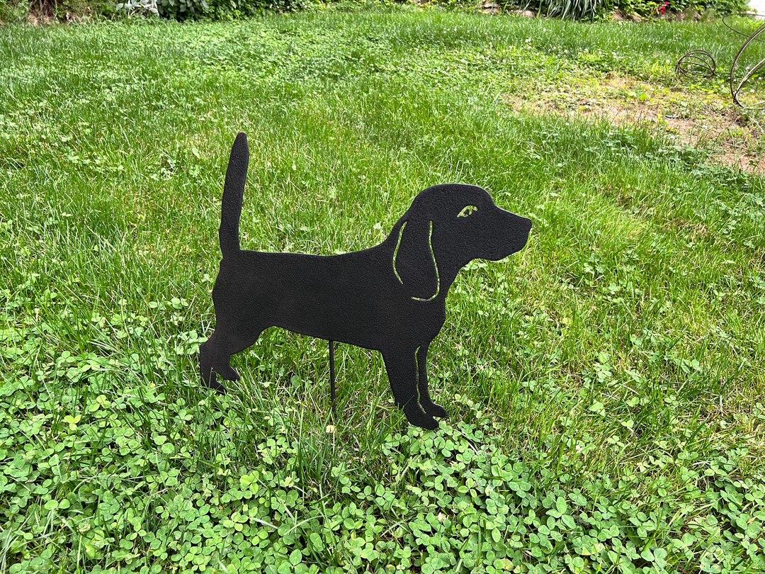 Beagle Garden Stake or Wall Hanging (Standing)