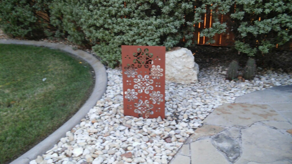 Outdoor Privacy Panels or Metal Wall Sculptures (46" Inch)