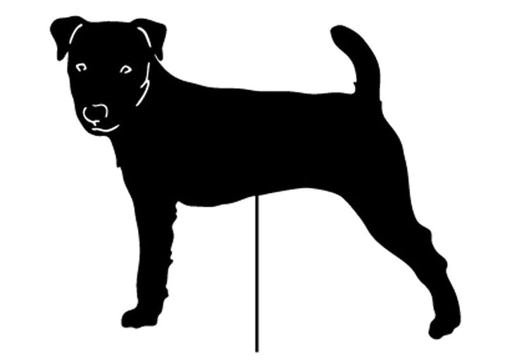 Jack Russell Terrier Garden Stake or Wall Hanging