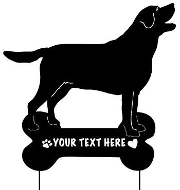 Labrador Retriever Memorial or Dog Wall Art (Style 2)