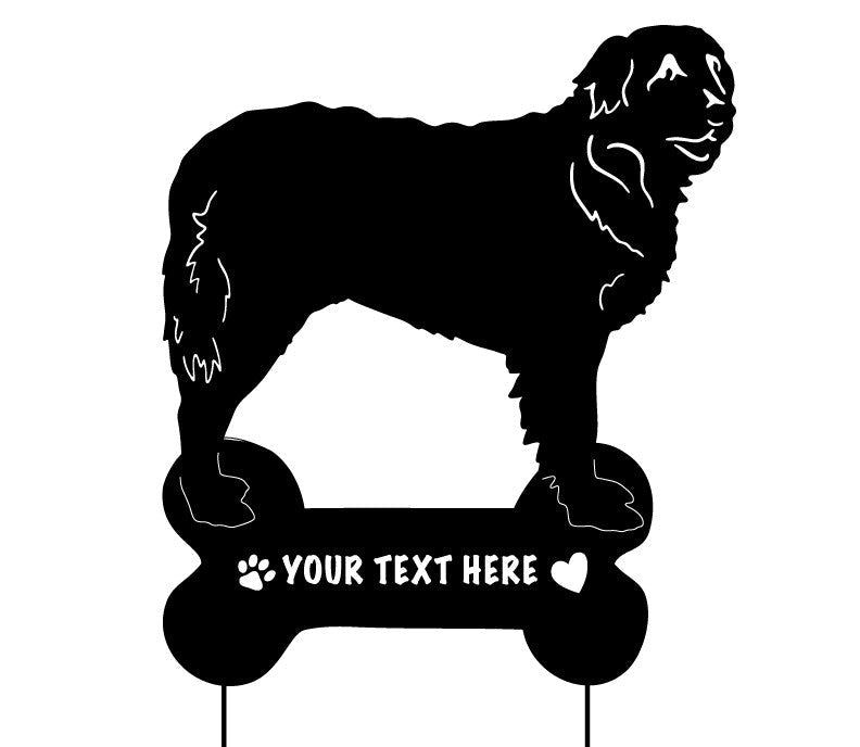 Leonberger Garden Stake or Wall Hanging