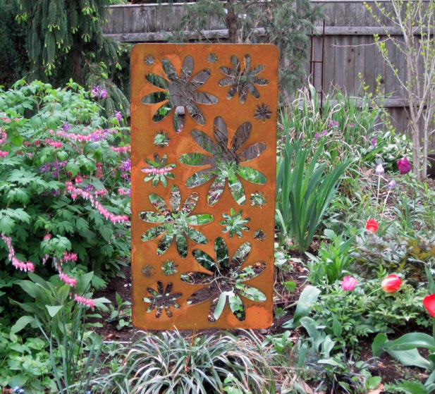 Outdoor Metal Garden Privacy Screen Panels (60” &amp; 72”) – Heavy-Duty Steel for Patio &amp; Fence